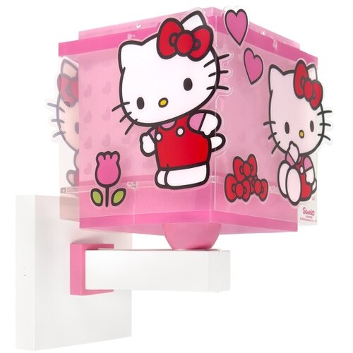 Dalber 73269 - Dečija zidna lampa HELLO KITTY 1xE27/15W/230V ružičasta Slike