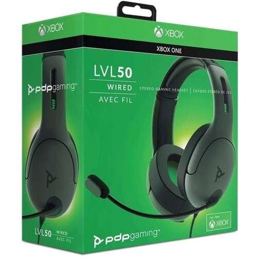 Pdp žične stereo slu&scaron;alke LVL50 sive barve za Xbox One & Xbox Series Cene