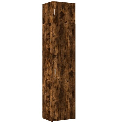 VidaXL Ozka omara za shranjevanje dim. hrast 50x42,5x225 cm inž. les, (21415422) Slike
