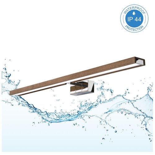  Brilagi-LED Kupaonsko osvetljenje za ogledalo WOODY MIRROR 3v1 LED/15W/230V IP44 hrom/hrast orah Slike