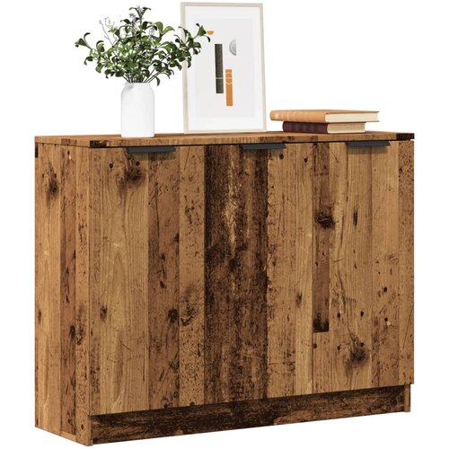 vidaXL Komoda starinski les 90,5x30x70 cm inženirski les Cene