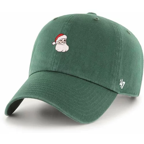 47 Brand Pamučna kapa boja: zelena, s aplikacijom