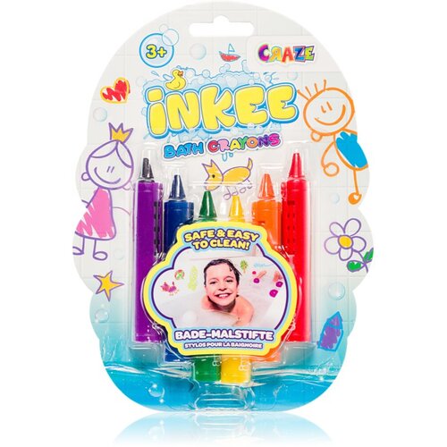 Craze INKEE Bath Crayons barvice za v kad 3+ 6 kos Cene