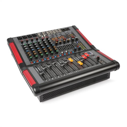 power dynamics 8-KANALNA MEŠALNA MIZA PDM-S804A Z VGRAJENIM OJAČEVALNIKOM (2 X 350 W RMS) - Cene