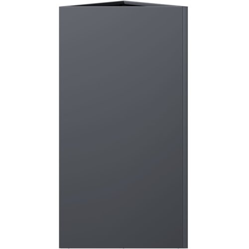  Vrtna sadilica antracit trokutasta 40 x 34,5 x 75 cm čelična Slike