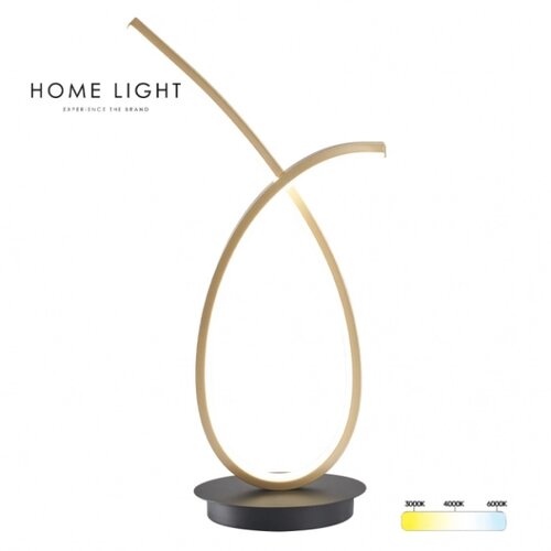 Solea 148 STONA LAMPA 12W CCT CRNA/ZLATO Slike