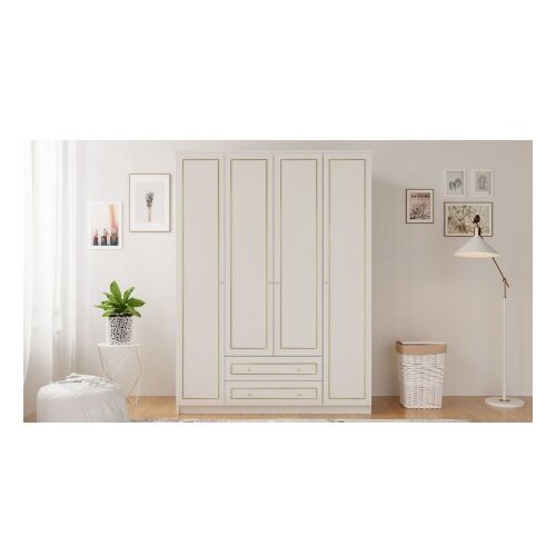 Hanah home Ormar Rb-079, 140x210x52 cm, Bež Cene