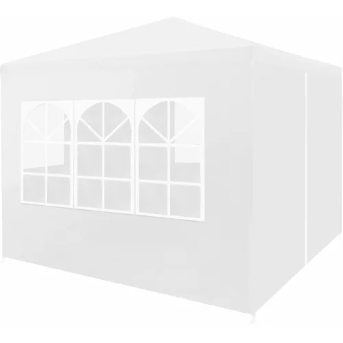 vidaXL Šator za zabave 3 x 3 m bijeli