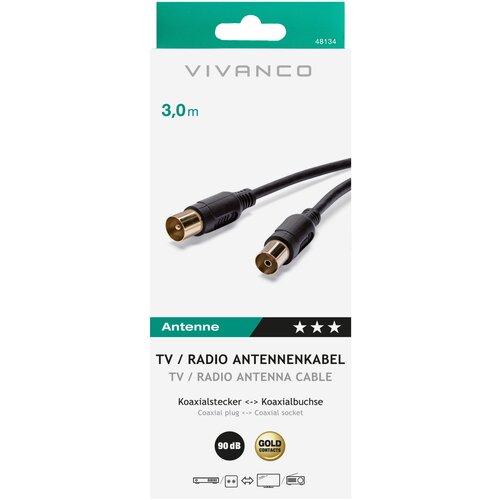 Vivanco TV Radio Antenski kabel 90dB, 3m Cijene