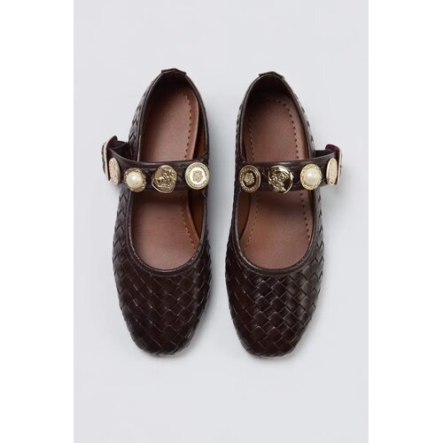 Trendyol Shoes Ženske baletanke Takss26Be00036, Smeđe Cene