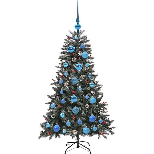  Umjetno božićno drvce Zelena 120 cm PVC, Plastika i Čelik Slike