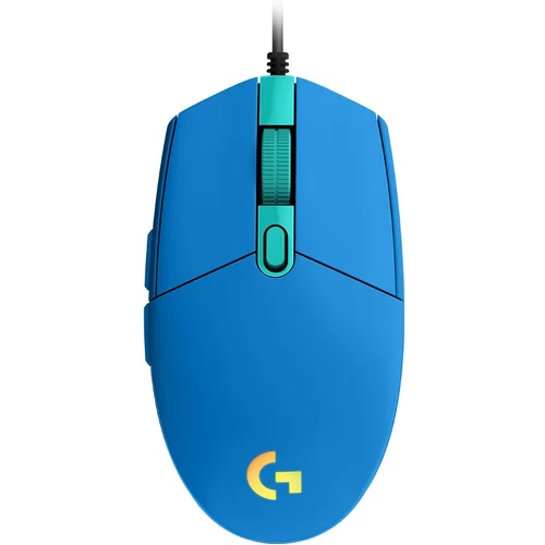 Logitech G203 LIGHTSYNC Corded Gaming Mouse – BLUE – USB