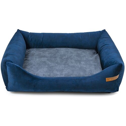 Rexproduct Modra/temno siva postelja za pse 75x85 cm SoftBED Eco L &ndash; Cene