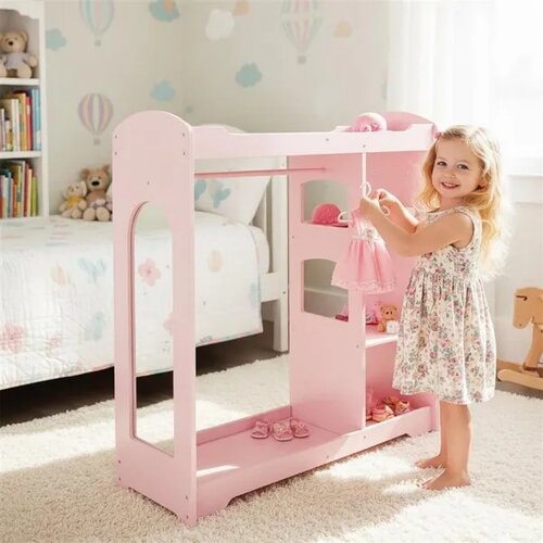 CUTE&COOL HOME drveni garderober roze Cijene