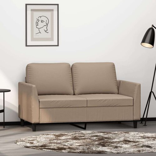  Dvosjed od tkanine boja cappuccina 120 cm od umjetne kože Slike