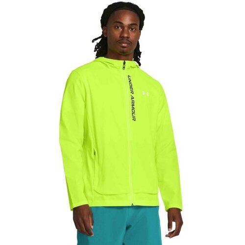 Under Armour UA OutRun The Storm Jacket, High Vis Yellow/Black - XL, (21163818) Cene