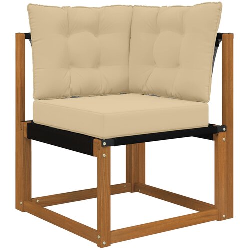  Set vanjskih sofa 6 kom. Prirodna i bež Smeđa 245 x 128,5 x 73 cm Slike