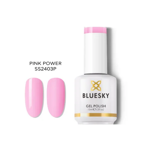  BLUESKY TRAJNI LAK PINK POWDER 15ML