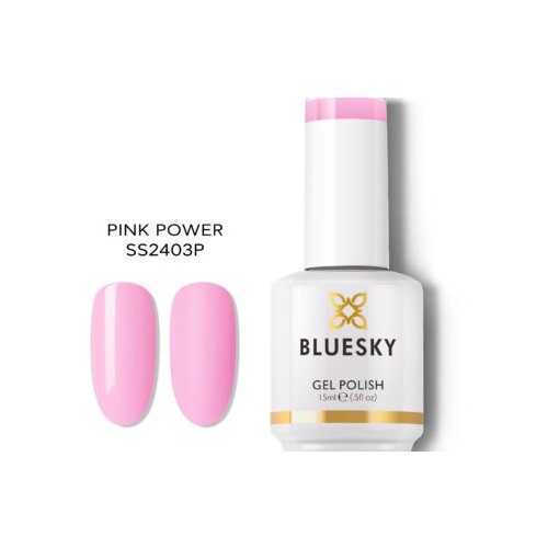  BLUESKY TRAJNI LAK PINK POWDER 15ML Slike
