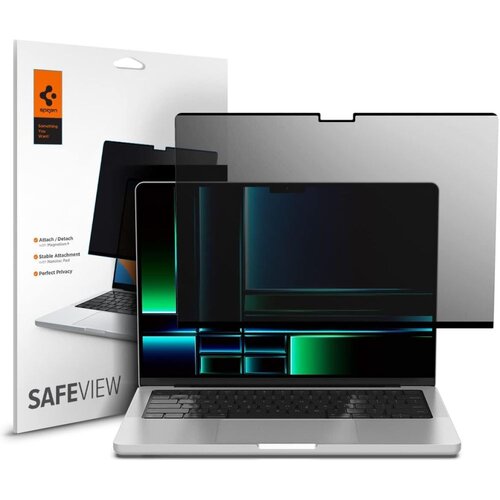 Spigen FOLIJ ZA ZASEBNOST SAFE VIEW ZA MACBOOK PRO 14 M1 M2 2021 2022 2023, (5000344474) Cene