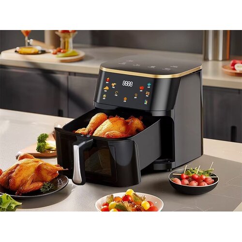 Verk 07371 Air Fryer - friteza na vroč zrak 10 L, 1400 W, 7 programov, LCD Touch Slike