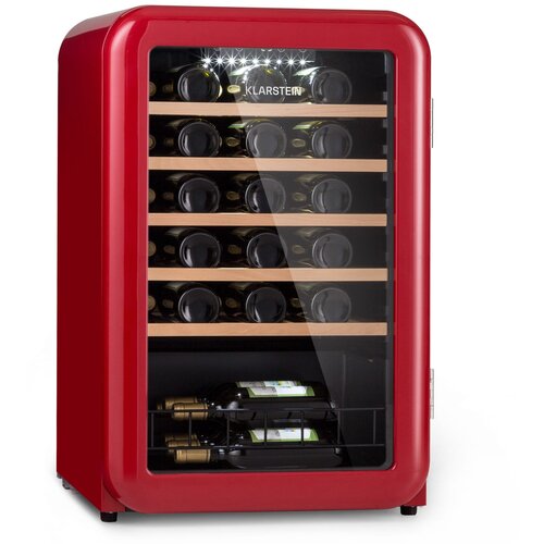Klarstein Vintage 49 Uno Vinoteka, 110 l/49 sp., 4-22 °C, Retro Cijene