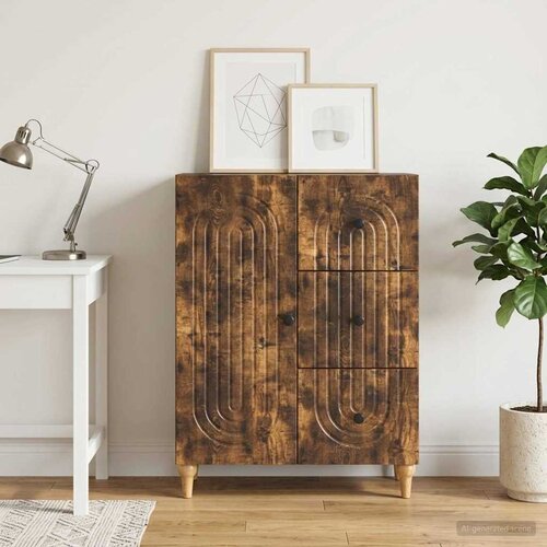  Kreveta Dimljeni hrast 66 x 34,5 x 90 cm Konstruirano drvo Cijene