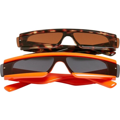Urban Classics Accessoires Sunglasses Alabama 2-Pack orange/brown Cene