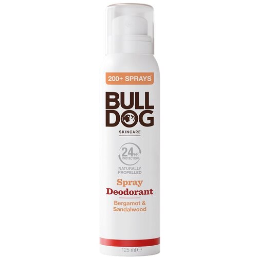 Bull Dog Bergamot &Sandalwood Spray Deodorant dezodorant v pršilu brez vsebnosti aluminija 125 ml Cene