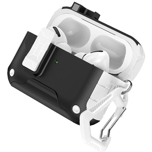 INF Za&scaron;čitno ohi&scaron;je za Bluetooth slu&scaron;alke, združljivo z AirPods Pro/Pro 2 White+Black, (5000074697) Cene