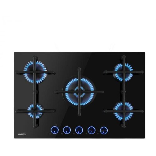 Klarstein Illuminosa 5 plinska ploča za kuhanje, Crna Cijene