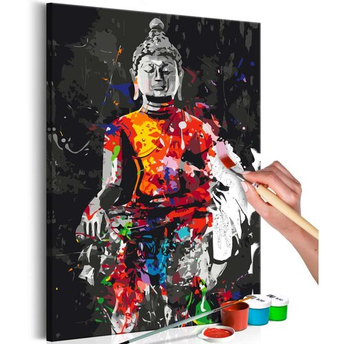  Slika za samostalno slikanje - Buddha in Colours 40x60 Cene
