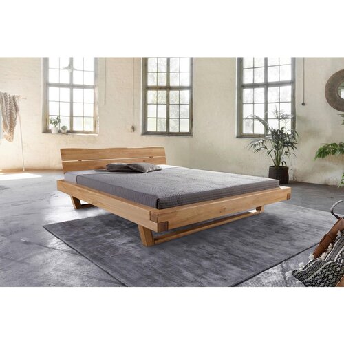 Livetastic POSTELJA IZ TRAMOV 180 cm x 200 cm , les divji hrast Slike