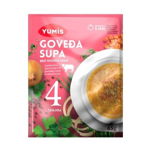 Yumis supa goveđa bistra 65g Slike