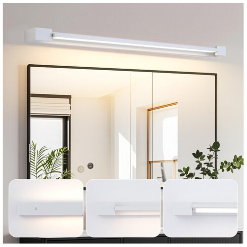 Brilagi LED kupatilsko osvetljenje za ogledalo AQUA LINE LED/20W/230V 80 cm IP44 bela Slike