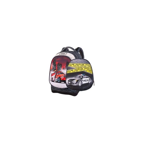 Target Ergonomski školski ruksak Superlight 2 Face Petit Firetruck/Police Cene