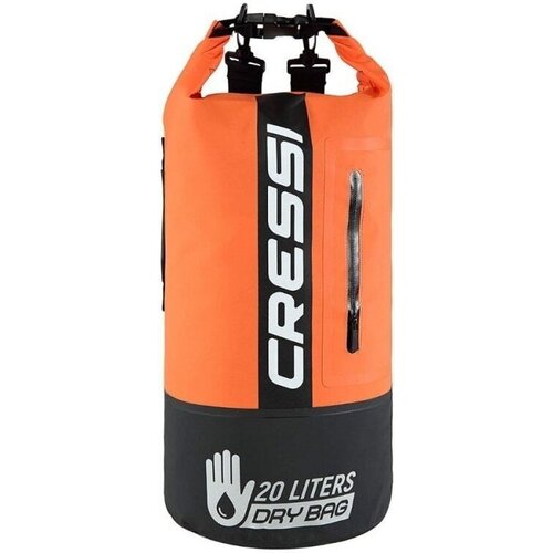 Cressi Dry Bag Bi-Color Black/Orange 20L Slike