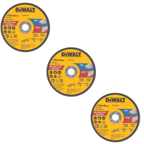 Dewalt DT20592 Abrazivne rezne ploče 76mm, 3 komada Cene