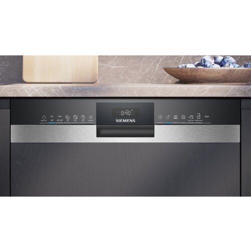 Siemens SN53ES22AE Pomivalni stroj 60 cm delno vgrajen, &amp;scaron;cetkano jeklo Slike