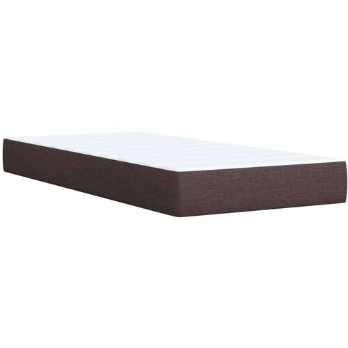 vidaXL Krevet s oprugama i madracem tamnosmeđi 80x200 cm od tkanine Cijene