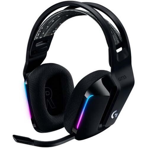 Logitech G733 LIGHTSPEED Wireless RGB Gaming Headset - BLACK - 2.4GHZ - EMEA ( 981-000864 ) Cene