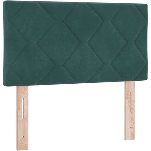 VidaXL Box Spring Krevet s Madracem Tamno Zelena 80x200 cm Bar&amp;scaron;un Slike
