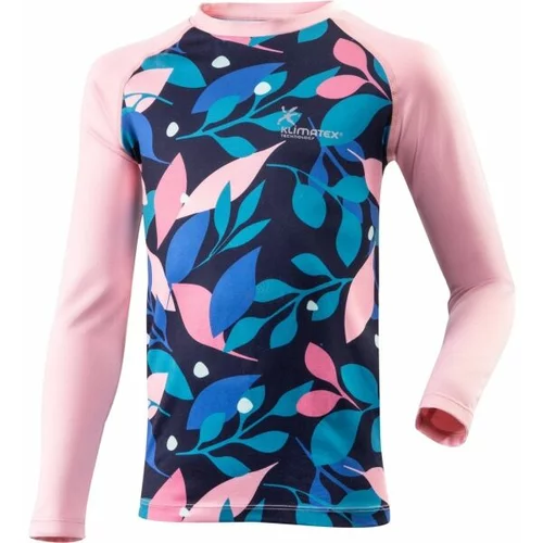 Klimatex LISTY Dugačka funkcionalna majica za dječake, ružičasta, veličina