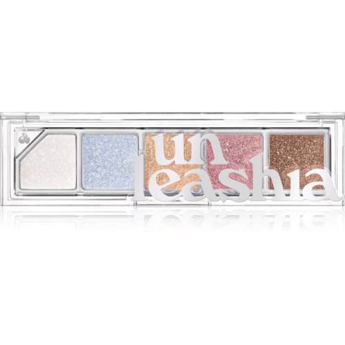 Unleashia Mood Shower Face Palette paleta sjenila za oči i highlightera s bisernim sjajem nijansa NO.101 Ballerino 1 kom Cijene