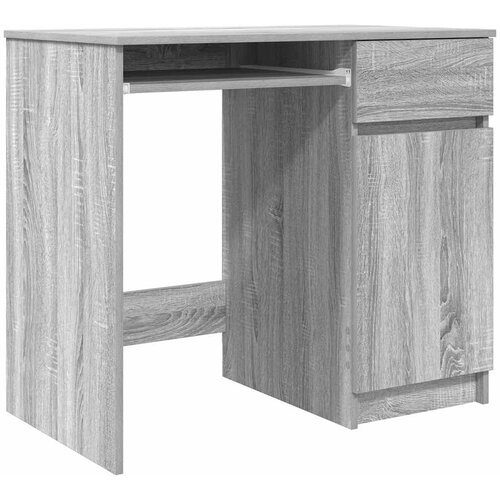 Maison Chic Pisalna miza - pisarniška miza - Računalniška miza siva sonoma 86x49x76 cm inženirski les, (21785171) Cene