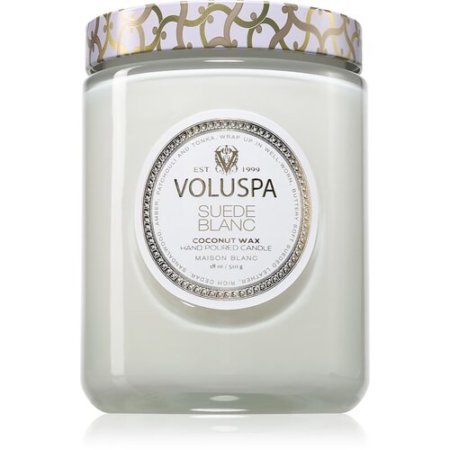 VOLUSPA Maison Blanc Suede Blanc mirisna svijeća 510 g Slike