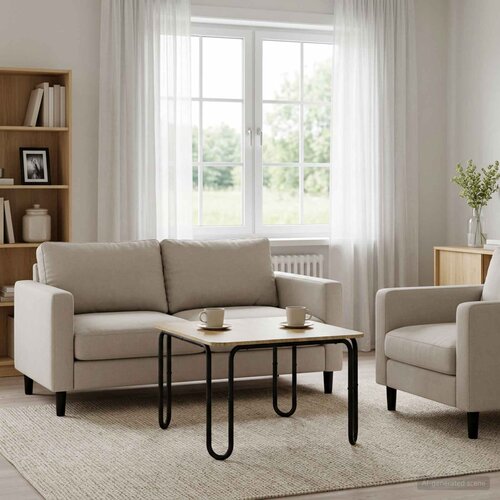  Stolić za kavu Hrast sonoma 79,5 x 79,5 x 45 cm Cene