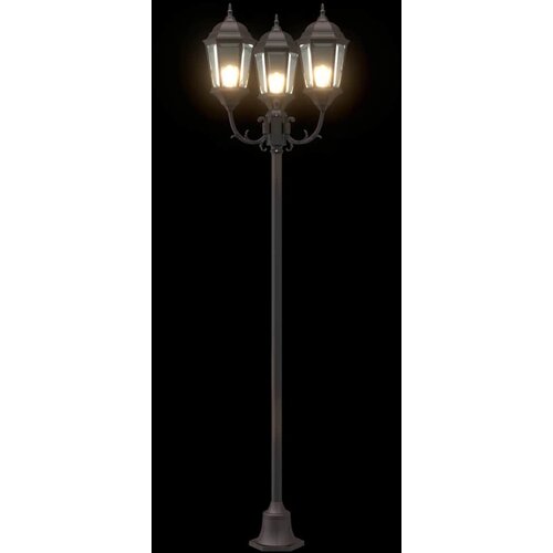  Vrtno svjetlo Bronzana 57 x 49 x 241 cm Aluminij i staklo Slike