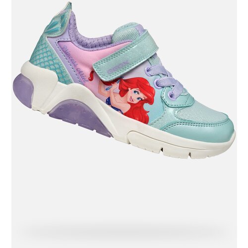 Geox Turquoise Girls Fadinlight Sneakers - Girls Cene