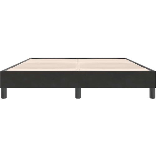 VidaXL Okvir kreveta bez madraca crni 160x220 cm bar&amp;scaron;un Slike